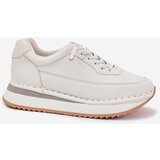 Big Star Ladies Leather Sneakers On A Platform | Shoptok.si