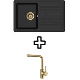 Aquasanita Set Notus SQ101AW + Zora PVD Black metallic/Zlato | shoptok.hr