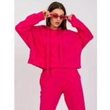 Fashion Hunters Basic fuchsia tracksuit set with a hoodie Cene