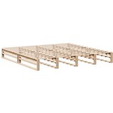 vidaXL Posteljni okvir 200x200 cm trdna borovina, (21292465) Cene