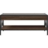 vidaXL Klubska mizica z neskončnimi LED rjavi hrast 90x50x38 cm | Shoptok.si
