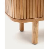 Kave Home Ormarić u dekoru jasena s kliznim vratima u prirodnoj boji 110x160x40 cm Mailen – | shoptok.hr