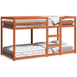  Krevet na kat voštano smeđi 80 x 200 cm od masivne borovine | shoptok.hr