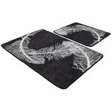 Foutastic Antracitno sive kopalniške preproge v kompletu 2 ks 60x100 cm Alisan – | Shoptok.si
