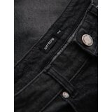 Ombre Men's denim shorts with rolled up leg - black | shoptok.hr