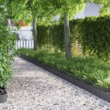 vidaXL Robniki za trato 10 pcs Črna 103 x 0,05 x 22 cm Jeklo | Shoptok.si
