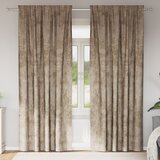 vidaXL baršunaste zavjese 2 kom s džepovima za šipku šampanjac 260x140 cm Cijene