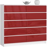 AKORD KOMODA K140 10SZ CLP RDEČI GLOS, (21703177) | Shoptok.si