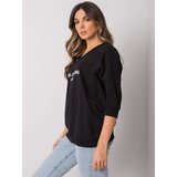 RUE PARIS Sweatshirt-RV-BL-7328.19-black | Shoptok.si