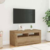 vidaXL TV ormarić LED boja hrasta 90x35x40 cm konstruirano drvo | shoptok.hr