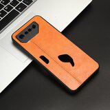 INORCO Za telefon Asus ROG Phone 7 5G usnjena torbica za telefon TPU+PC, tekstura goveje kože, ovitek proti praskam, (22032926) | Shoptok.si