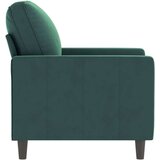  Fotelj temno zelen 60 cm žamet | Shoptok.si