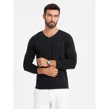 Ombre Men's longsleeve with raglan contrast sleeves - white and gray | Shoptok.si
