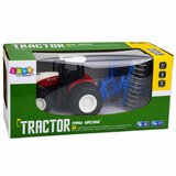  Remote Controlled Tractor with Roller RC Lights Red 1:24 | Shoptok.si