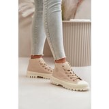 Big Star Women's high-ankle sneakers Big Star Beige | Shoptok.si