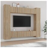  Komplet TV omaric 8-delni sonoma hrast konstruiran les | Shoptok.si