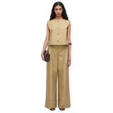 ROUGE EDIT France Trousers - Cocoon Bež | shoptok.hr