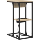 vidaXL Nočna omarica Sonoma Oak 41.5 x 26 x 60.5 cm Konstruiran les | Shoptok.si