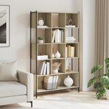 vidaXL Knjižna omara sonoma hrast 102x28x172 cm inženirski les Cene