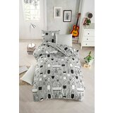 Hanah home komplet posteljine Cactus, 160x220cm, Siva Cene