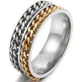 IZMAEL Prsten WA-17048 - Srebrna / Zlatna / 65mm | shoptok.hr