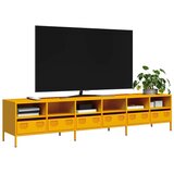 vidaXL TV ormarić senf žuta 202x39x43,5 cm hladno valjani čelik | shoptok.hr