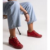 Gemre Red lace sneakers Safune | Shoptok.si