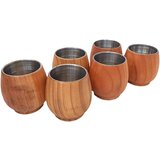  Male drvene šalice - set od 6 kom | shoptok.hr