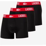 Lacoste Underwear Trunk 3-Pack Black/ Red
