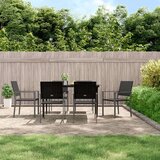  Vrtne stolice 6 kom crne 54 x 62 5 x 89 cm od poliratana Cijene