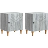  Noćni ormar 2 pcs Siva sonoma 43 x 34 5 x 50 cm - Siva sonoma 2 | shoptok.hr
