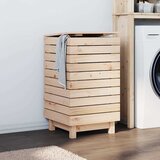  Košara za rublje 44x44x76 cm od masivne borovine | Shoptok.si