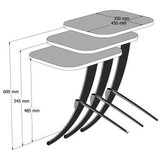 Hanah home set stočića 3 komada pion 845HCT2844 | ePonuda.com