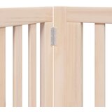 vidaXL Ograda za pse z vrati zložljiva 12 panelov 960 cm topolovina | Shoptok.si