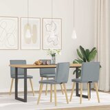 Maison Chic Jedilni stoli - Vzorci stoli 4 kosi svetlo sivo blago A910, (22031897) | Shoptok.si