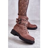 Kesi Women's Suede Warm Boots Bright brown Silvor | shoptok.hr