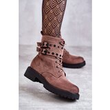 Kesi Women's Suede Warm Boots Bright brown Silvor Cene