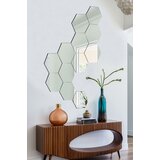Hanah home Ogledalo Hexagon, 12 delova, Srebrne boje | ePonuda.com
