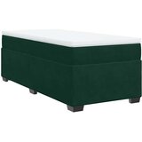 Box spring krevet s madracem tamnozeleni 90x200 cm baršunasti | shoptok.hr