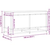  Kutija za pohranu s poklopcem 100x40x51,5 cm konstruirano drvo | shoptok.hr