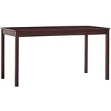 vidaXL Jedilna miza temno rjava 140x70x73 cm borovina, (20711029) | Shoptok.si