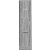 vidaXL Lekarniška omara siva sonoma 30x41x118 cm inženirski les | Shoptok.si