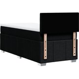 Box spring krevet s madracem crni 80 x 200 cm od tkanine | shoptok.hr