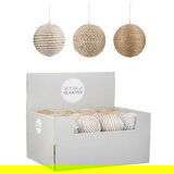 Dekordom novogodišnja dekoracija - hanging ball 8cm 1064827 - brown - edl ( 041305 ) | ePonuda.com