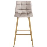  ARCETO stolac - tamnobež baršun / noge od hrasta x 1 | shoptok.hr