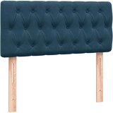  Box spring krevet s madracem tamnoplavi 80x220 cm baršunasti | shoptok.hr