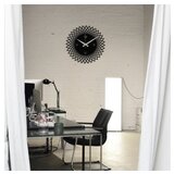 WALLXPERT dekorativni metalni zidni sat enzoclock S026 black Cene
