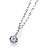 Oliver Weber ženski Wheely 925AG Crystal Srebrni Lančić Sa Belim Swarovski Kristalnim Priveskom Cene