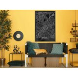  Poster - City Map: Brussels (Dark) 20x30 | shoptok.hr