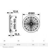 Bb Link era zaluzina 10RKU (fi 90-160 mm) Cene